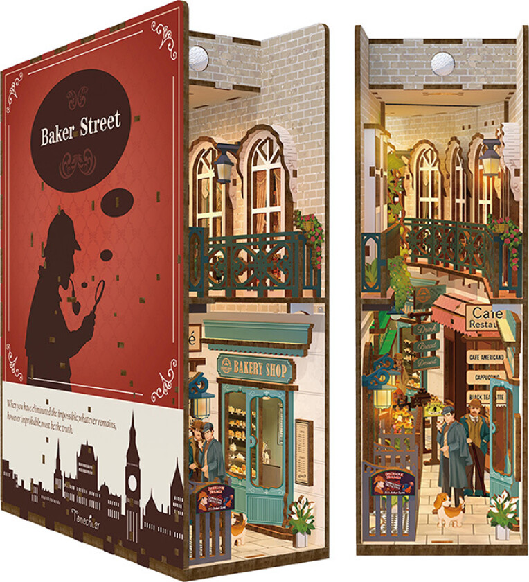 Bilde av Puslespill 3D 141 Book Nook Baker Street