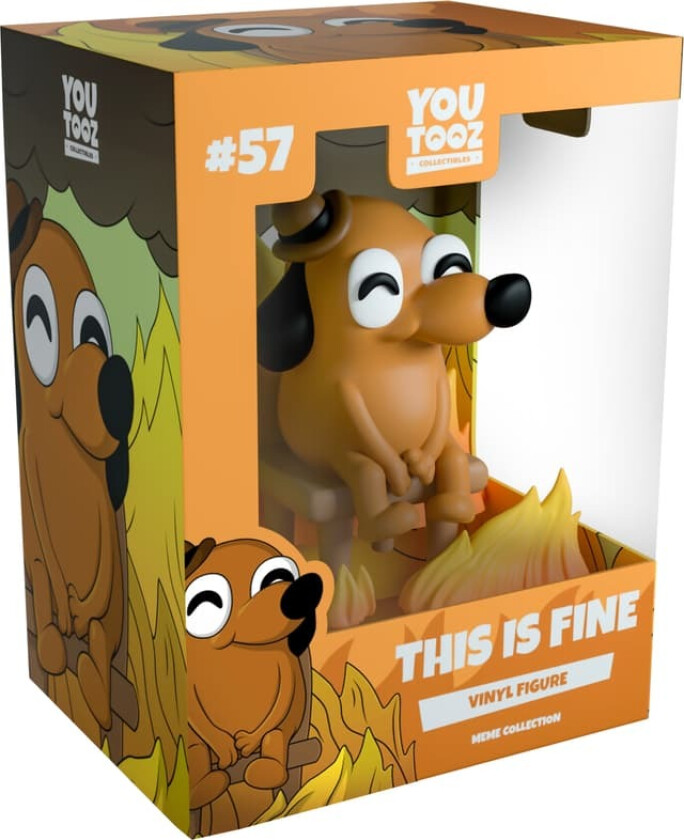 Meme This is Fine actionfigur