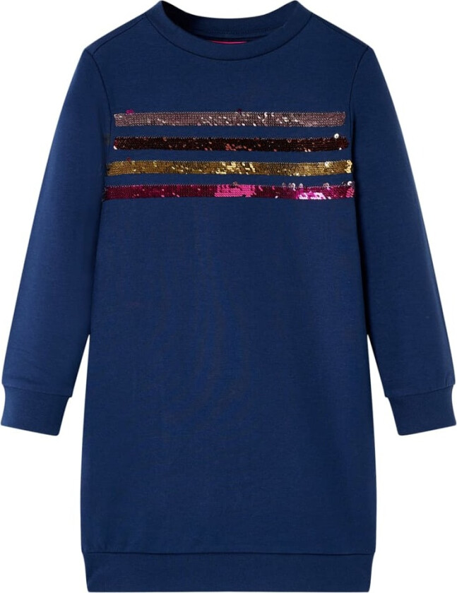 Bilde av Genserkjole med barn marineblå 104