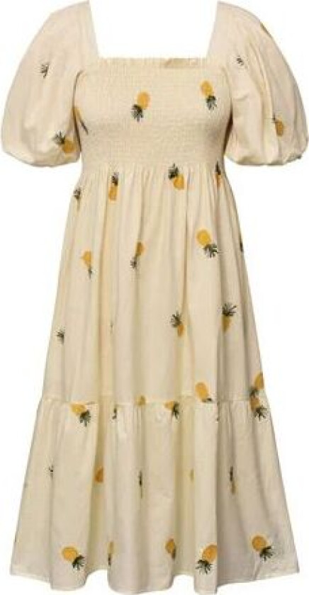Cheri Fruit Dress - Sand/Yellow 40