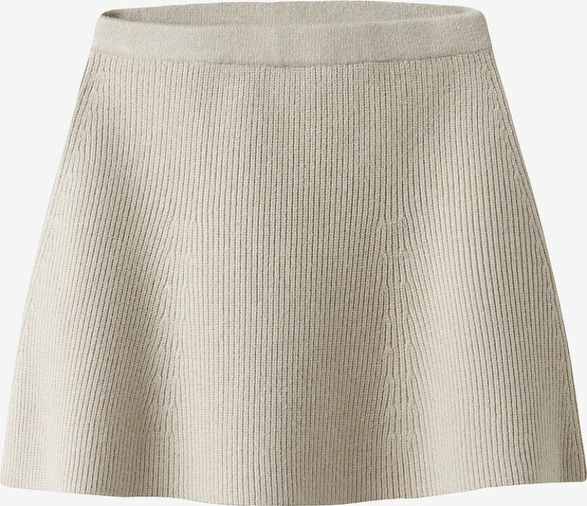 Skjørt nkfNilla Knit Skirt - Beige