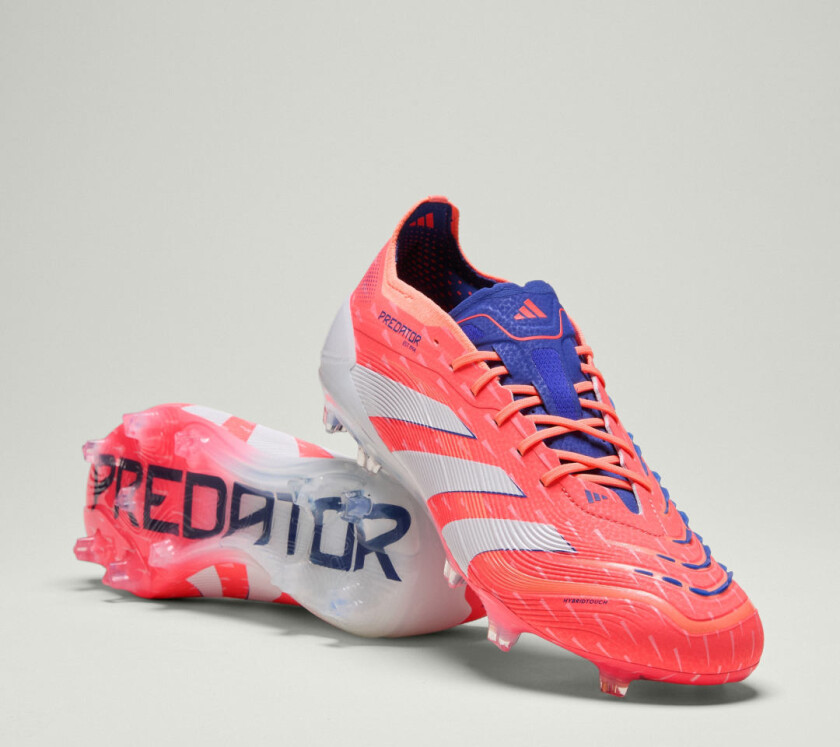 Predator Elite FG Coral Blaze - Oransje/Fottøy Hvit/Oransje - Gress (FG), størrelse 46⅔