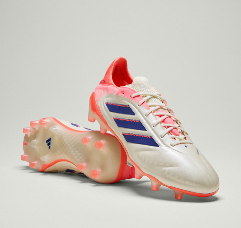 Copa Pure Elite Iii Fg Coral Blaze - Off White/lucid Blue/oransje - Gress (Fg), størrelse 39⅓