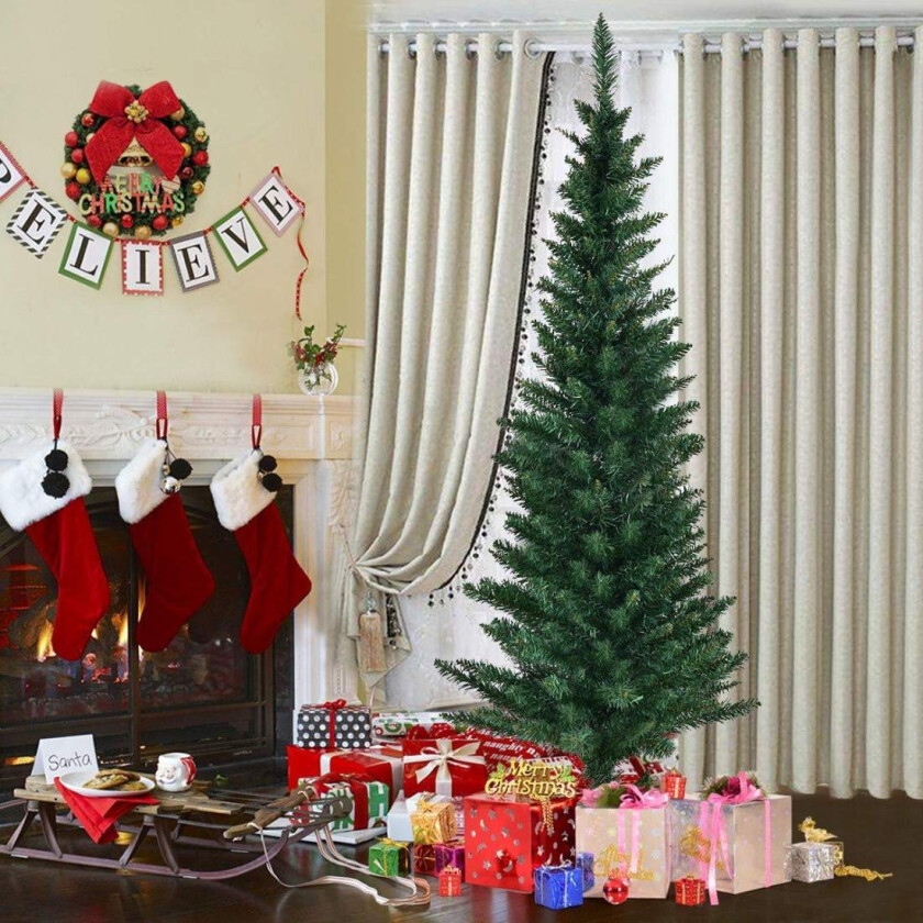 Kunstig juletre 150 cm – Gjenbrukbart, enkelt oppsett