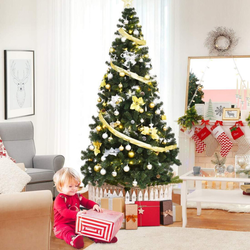 Kunstig juletre – PVC, metallstativ, 150-240 cm