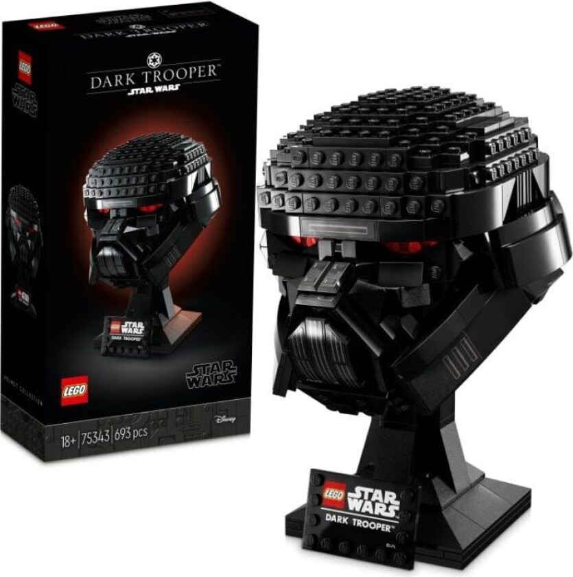 Lego Star Wars Dark Trooper-hjelm (75343)