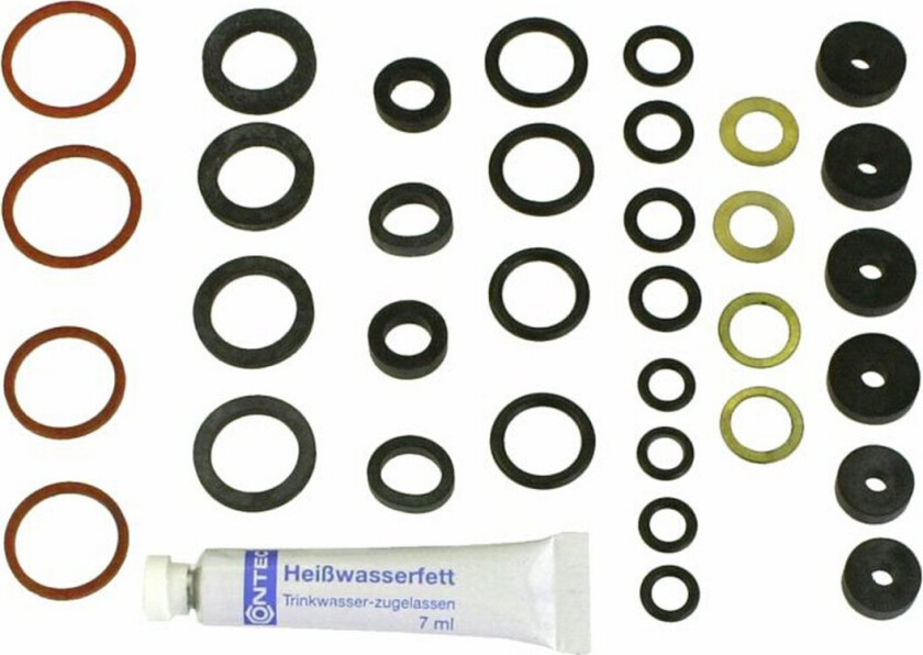 O-RINGS ARMATURSETT 34 STK SORT