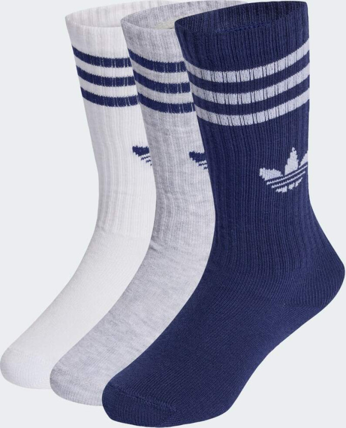 3-Stripes Crew Sokker, 6 par