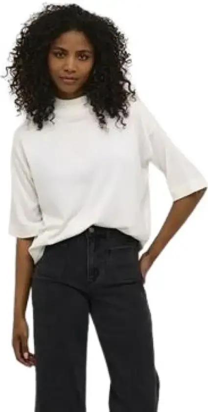 Bilde av Topp Lizza Turtleneck, L, Topp Hvit L