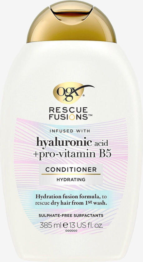 Rescue Fusions Hyaluronic Acid Conditioner 385 Ml - Hvit