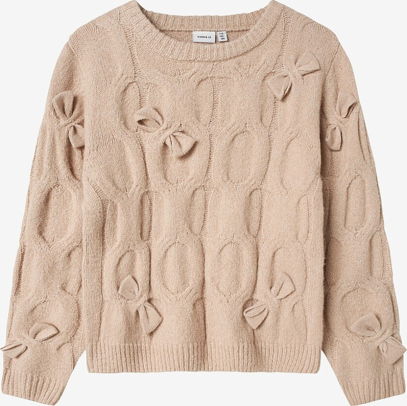 Pullover nkfOlivia LS Knit - Beige