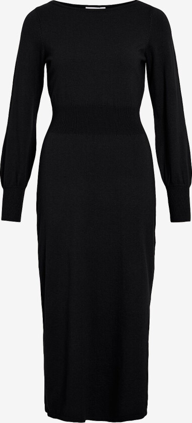 Maxikjole viKerry Boatneck - Svart