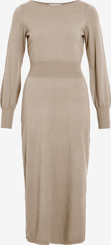 Maxikjole viKerry Boatneck - Grå