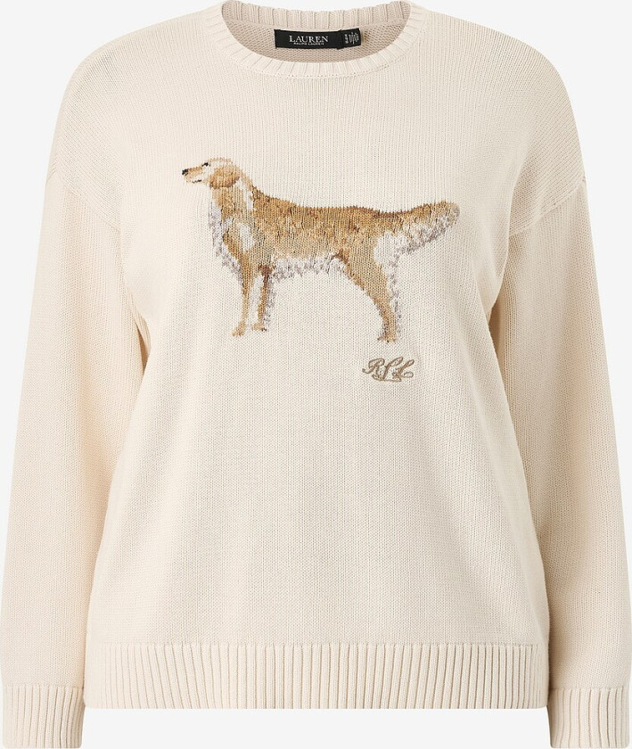 Pullover Combed Cotton-ls Sweater - Hvit