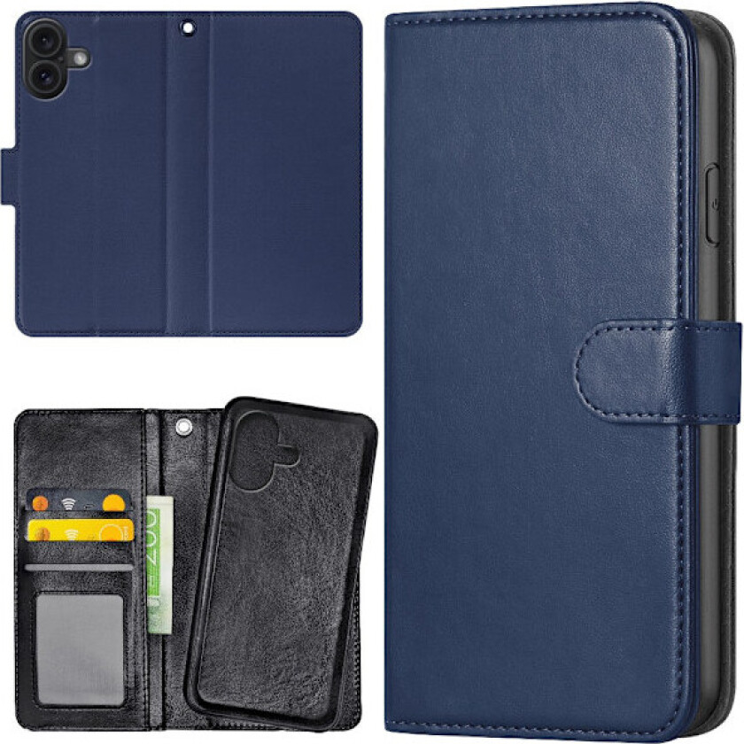 iPhone 17 - Lommebok Deksel Mørkblå