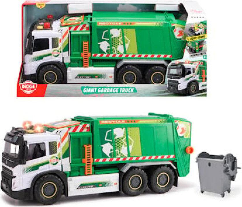 Dickie Toys Giant Volvo Søppelbil