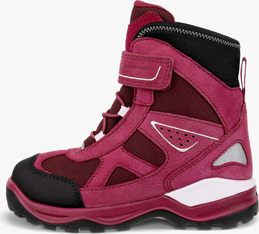 Snow Mountain GTX Vintersko Jr, Black/Red Plum/Dark Ruby, 36 - Vintersko & Vinterstøvler - Nubuck