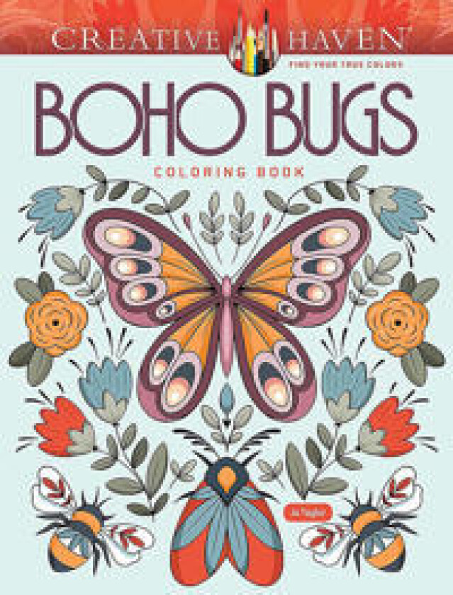 Creative Haven Boho Bugs Coloring Book