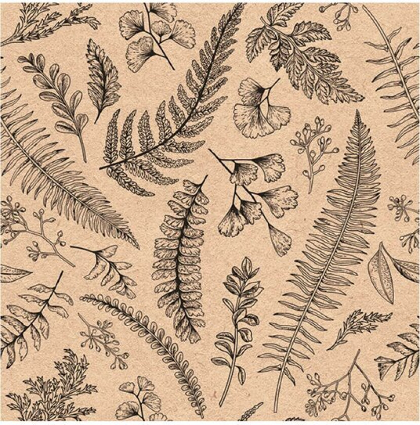 Serviett 16,5x16,5 cm Leaves And Herbs