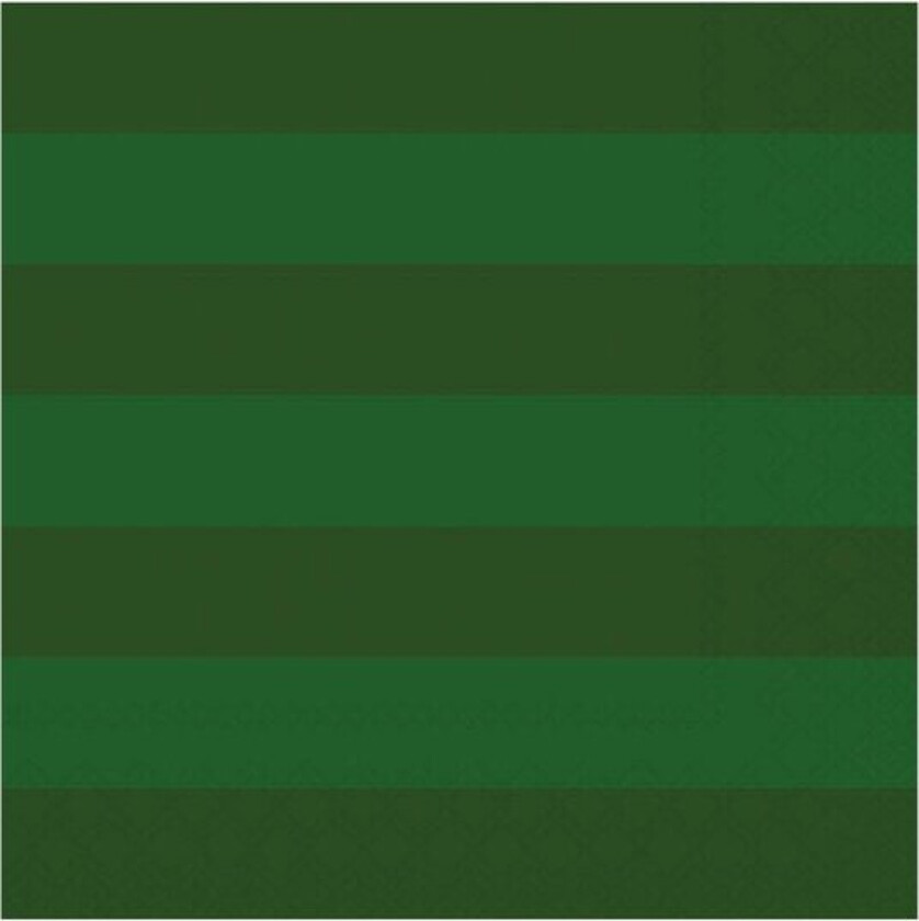 Serviett 16,5x16,5 cm Block stripe dark green
