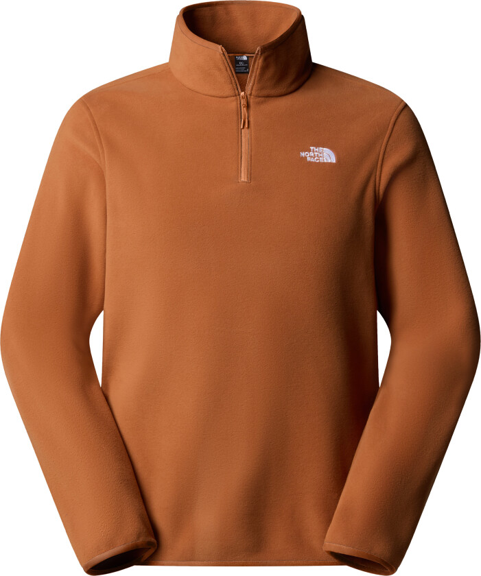 Men's Glacier Fleece 1/4 Zip Jacket Burnt Umber