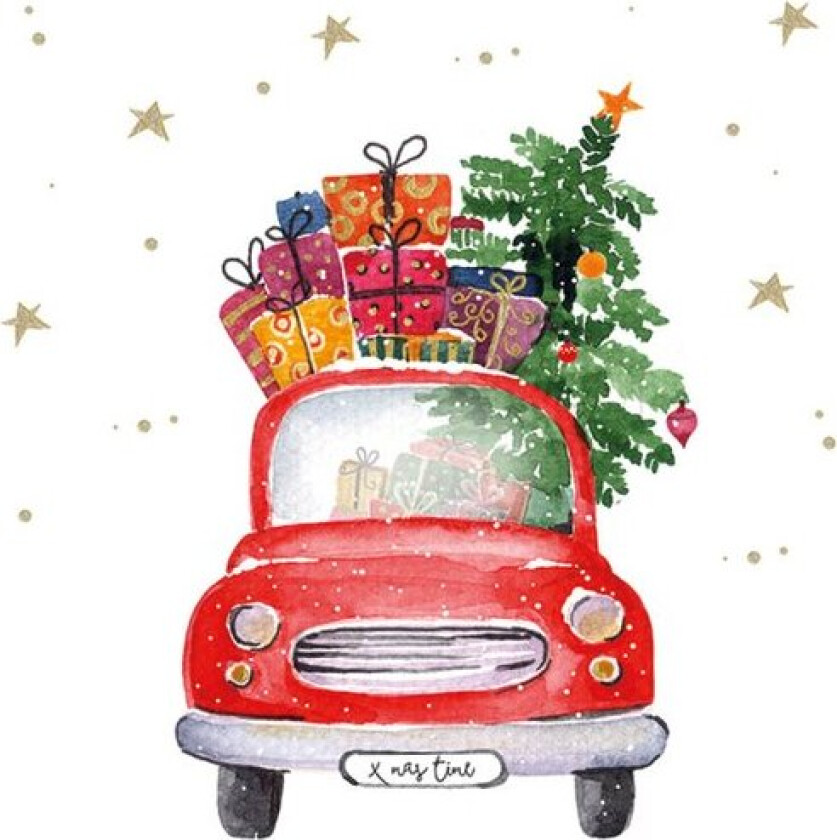 Serviett 16,5x16,5 cm Gifts Truck