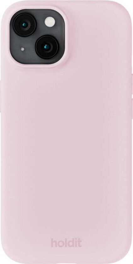 iPhone 14 / 13 Soft Touch Silikon Deksel - Pale Pink