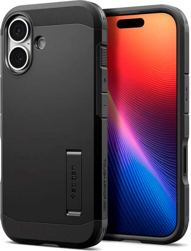 iPhone 17 Spigen Tough Armor T Deksel - MagSafe Kompatibel - Svart