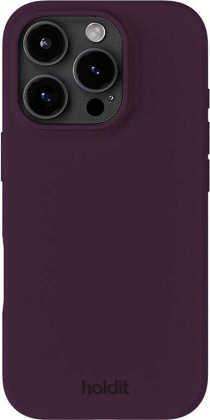 iPhone 16 Pro Soft Touch Silikon Deksel - Deep Plum