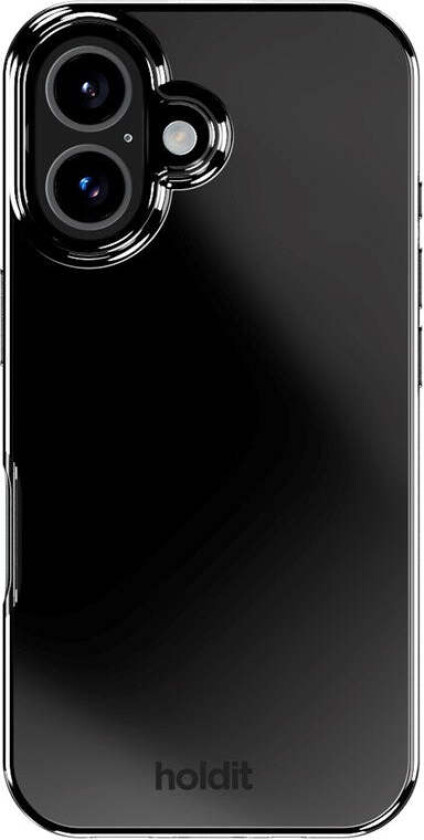 iPhone 16 Mirror Deksel - MagSafe Kompatibel - Svart