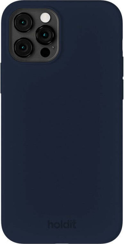 iPhone 12 / 12 Pro Soft Touch Silikon Deksel - Midnight Blue