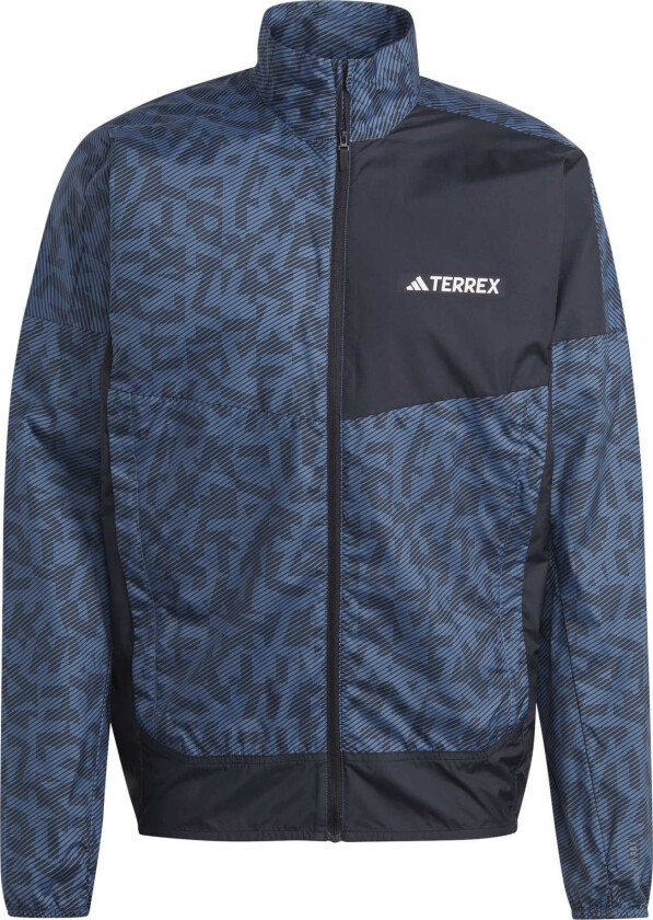 Men's TERREX Trail Running Wind Jacket Wonste/Black