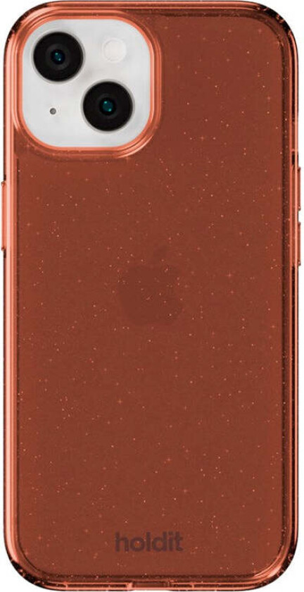 iPhone 16e / 15 / 14 / 13 Glitter Deksel - Amber