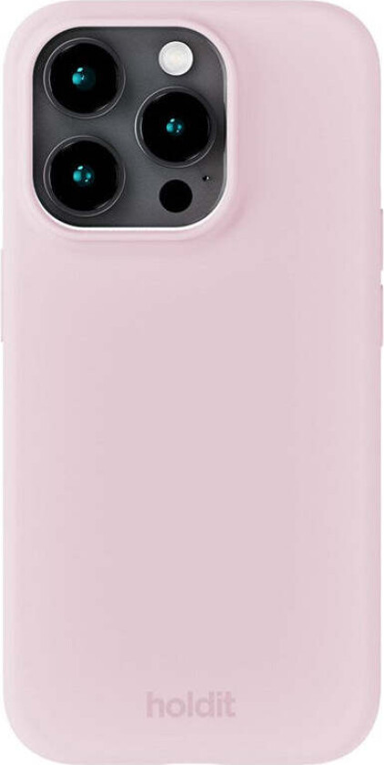 iPhone 15 Pro Soft Touch Silikon Deksel - Pale Pink