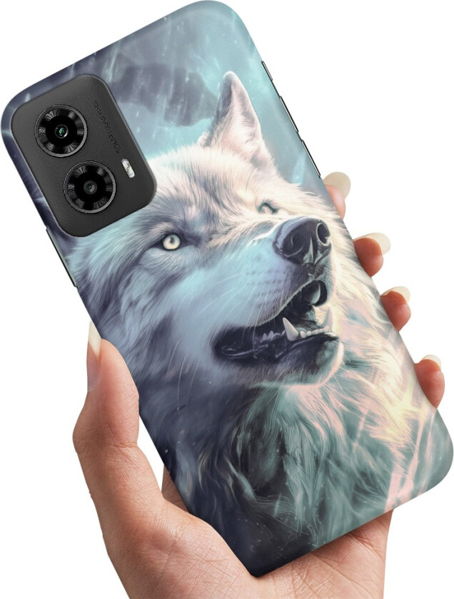 Motorola Moto G35 5G - Deksel/Mobildeksel Wolf
