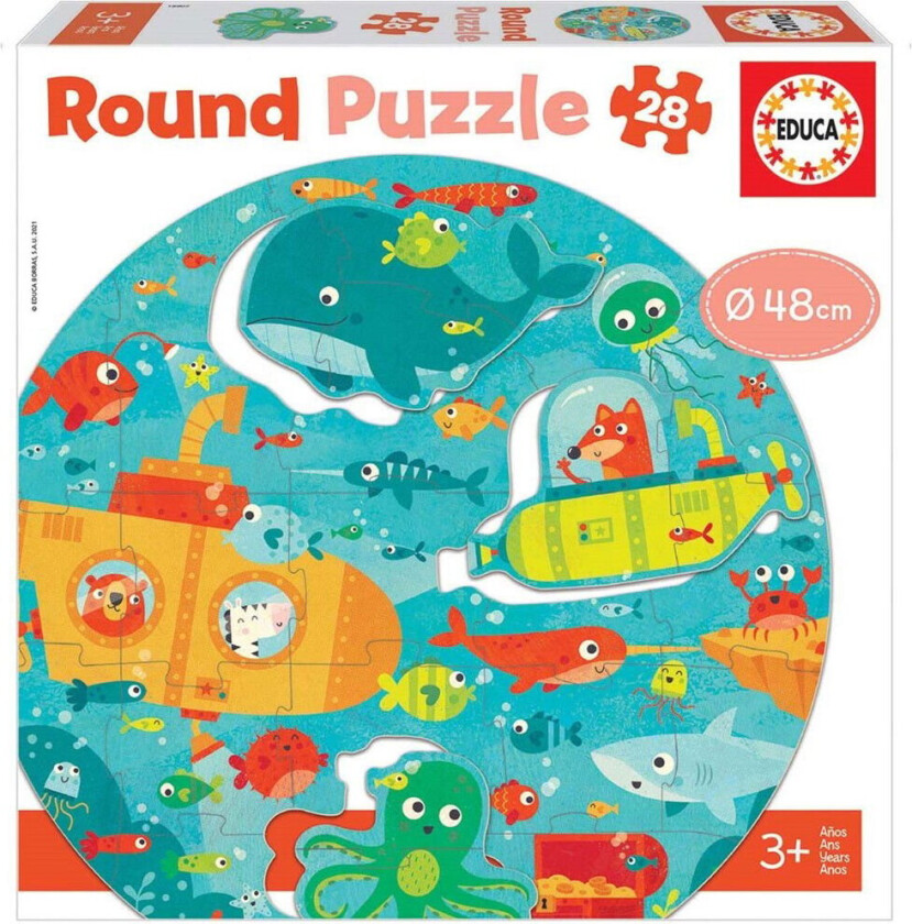 Round Puzzle, Under the Sea (80-18907)