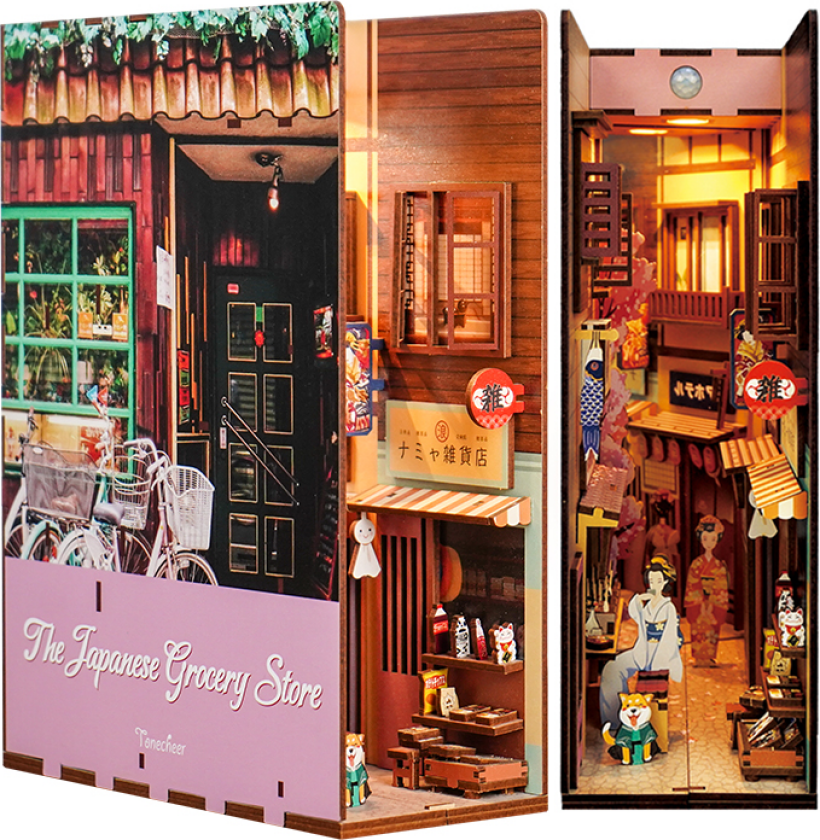 Bilde av Puslespill 3D 134 Book Nook JapanGrocery