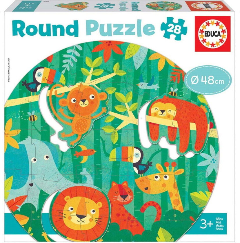 Round Puzzle, The Jungle (80-18906)