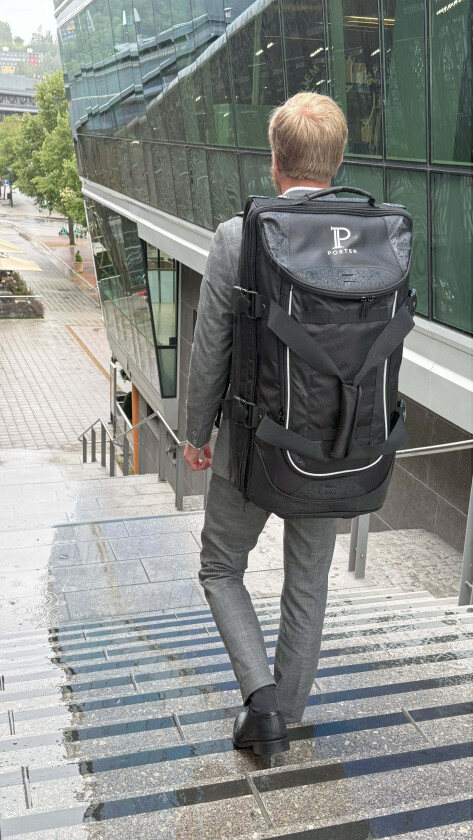 Continental 80 liter Trillebag med 2 hjul Svart
