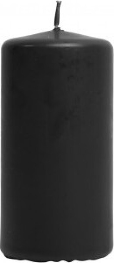 Bilde av Kubbelys, svart, H: 100 mm, dia. 50 mm, 6 stk./ 1 pk.