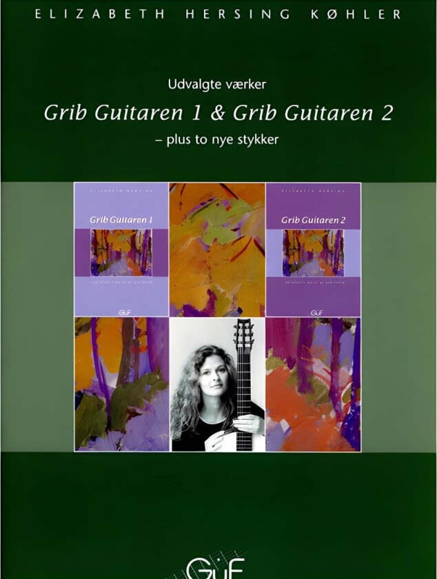 Bilde av Udvalgte Værker Grib Guitaren 1 og 2 lærebok