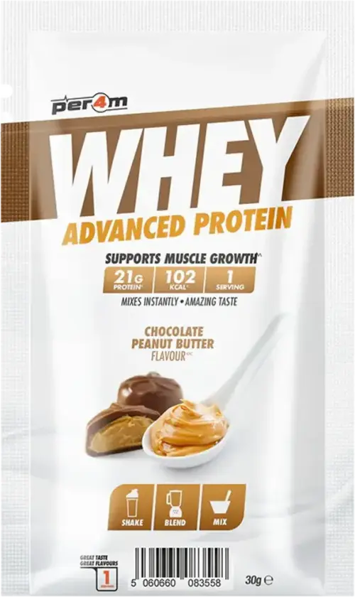 Whey Advanced Protein - 30g Porsjonspose - Chocolate Peanut Butter