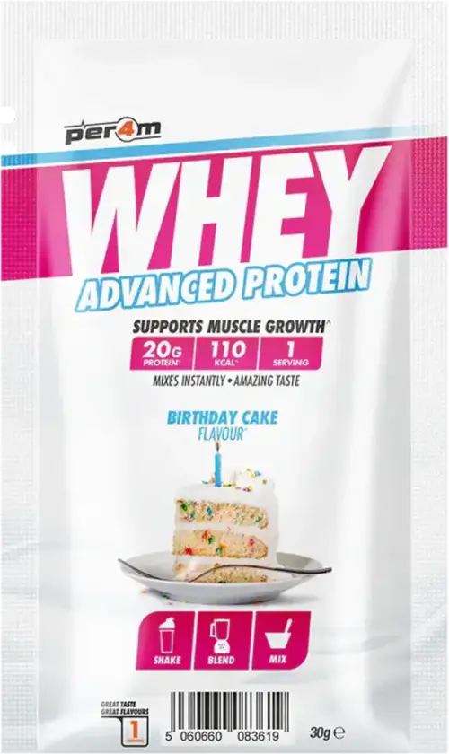 Whey Advanced Protein - 30g Porsjonspose - Birthday Cake