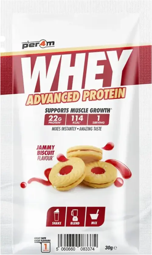 Whey Advanced Protein - 30g Porsjonspose - Jammy Biscuit