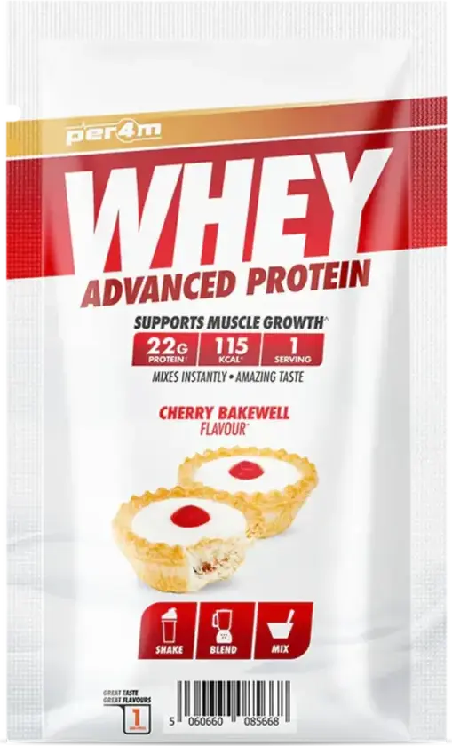 Whey Advanced Protein - 30g Porsjonspose - Cherry Bakewell