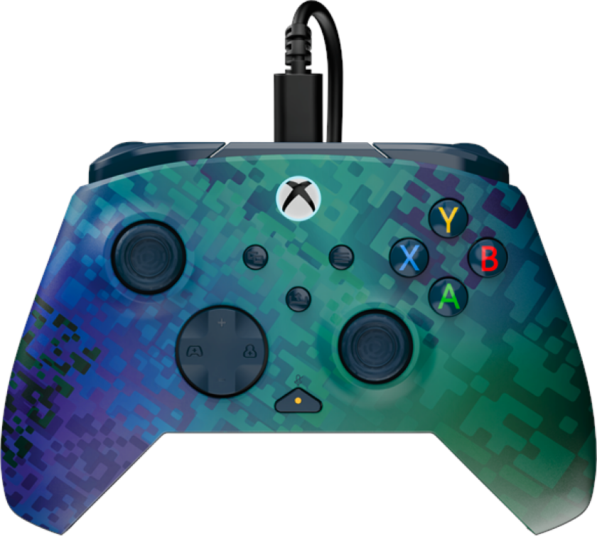 Rematch Advanced Wired - Glitch Green - Wired Controller - Microsoft Xbox One