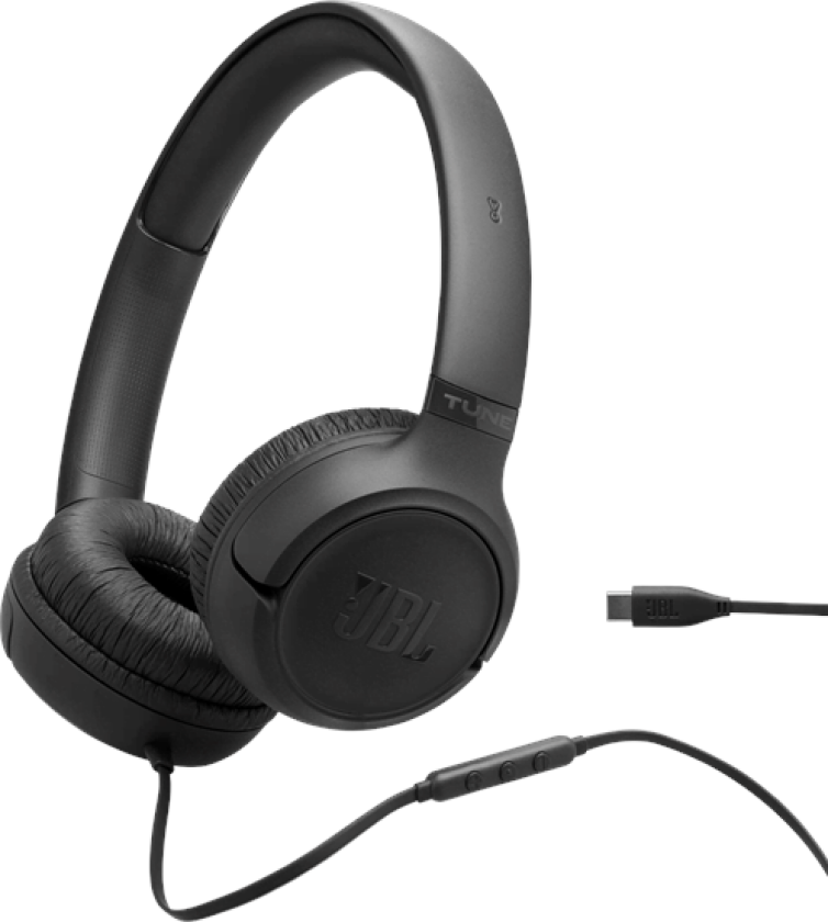 Bilde av Tune 530C Wired USB-C On-ear Headphones Black