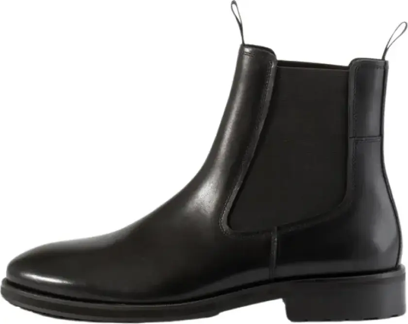 Herre, Sko, Svart, 45 EU