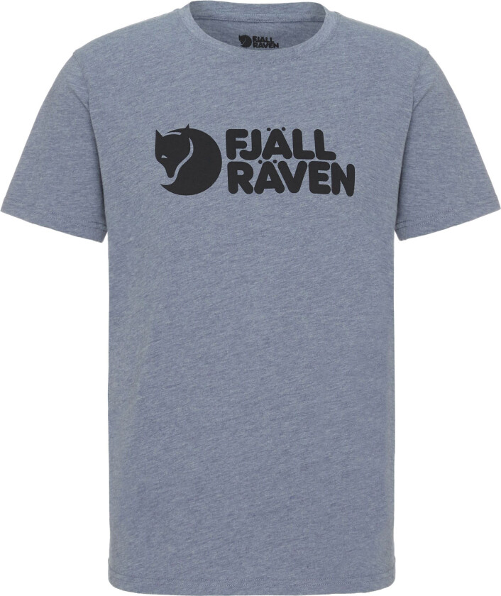 FJÄLLRÄVEN LOGO T-SHIRT M  UNCLE BLUE-MELANGE