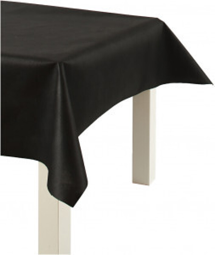 Duk i Imitert Stoff, svart, B: 125 cm, 70 g, 10 m/ 1 rl.
